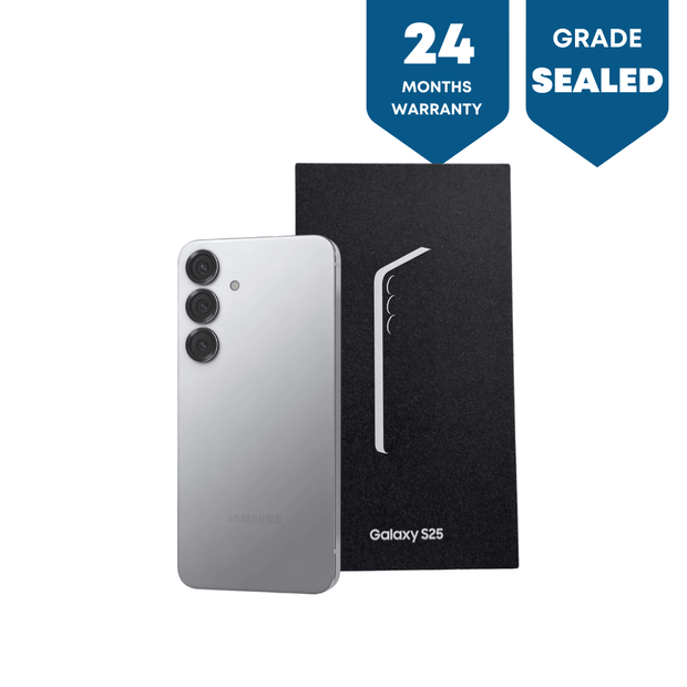 SEALED (NEW) Samsung Galaxy S25 128GB - Titanium Silver shadow - Phones From Home
