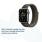 2021 Apple Watch SE (GPS + Cellular, 40mm) - Grey Aluminium Case with Maize/Tornado grey Sport Loop - Phones From Home