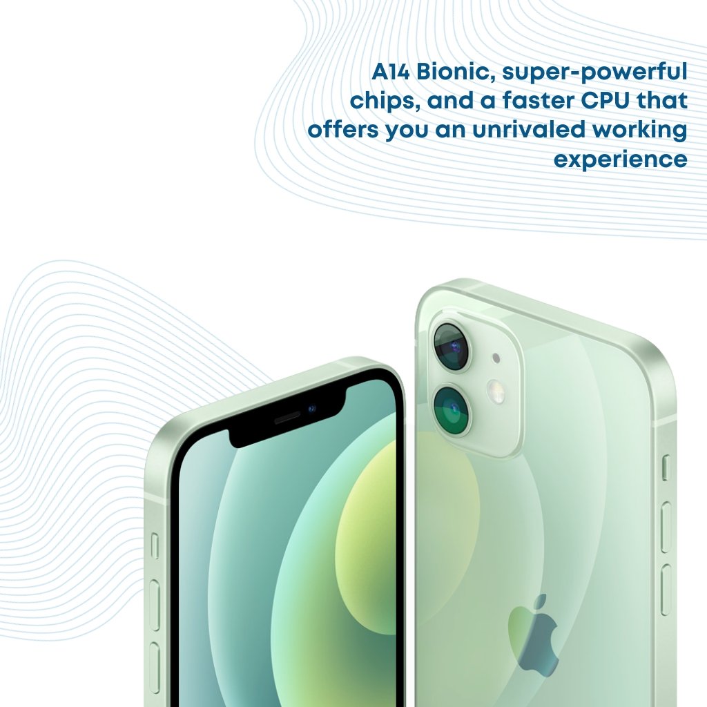Apple iPhone 12 (64GB) - Green - Phones From Home