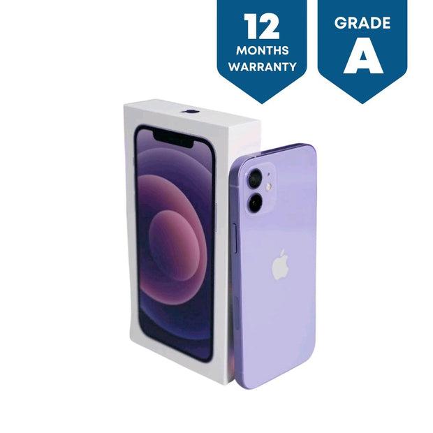 Apple iPhone 12 (64GB) - Purple - Phones From Home