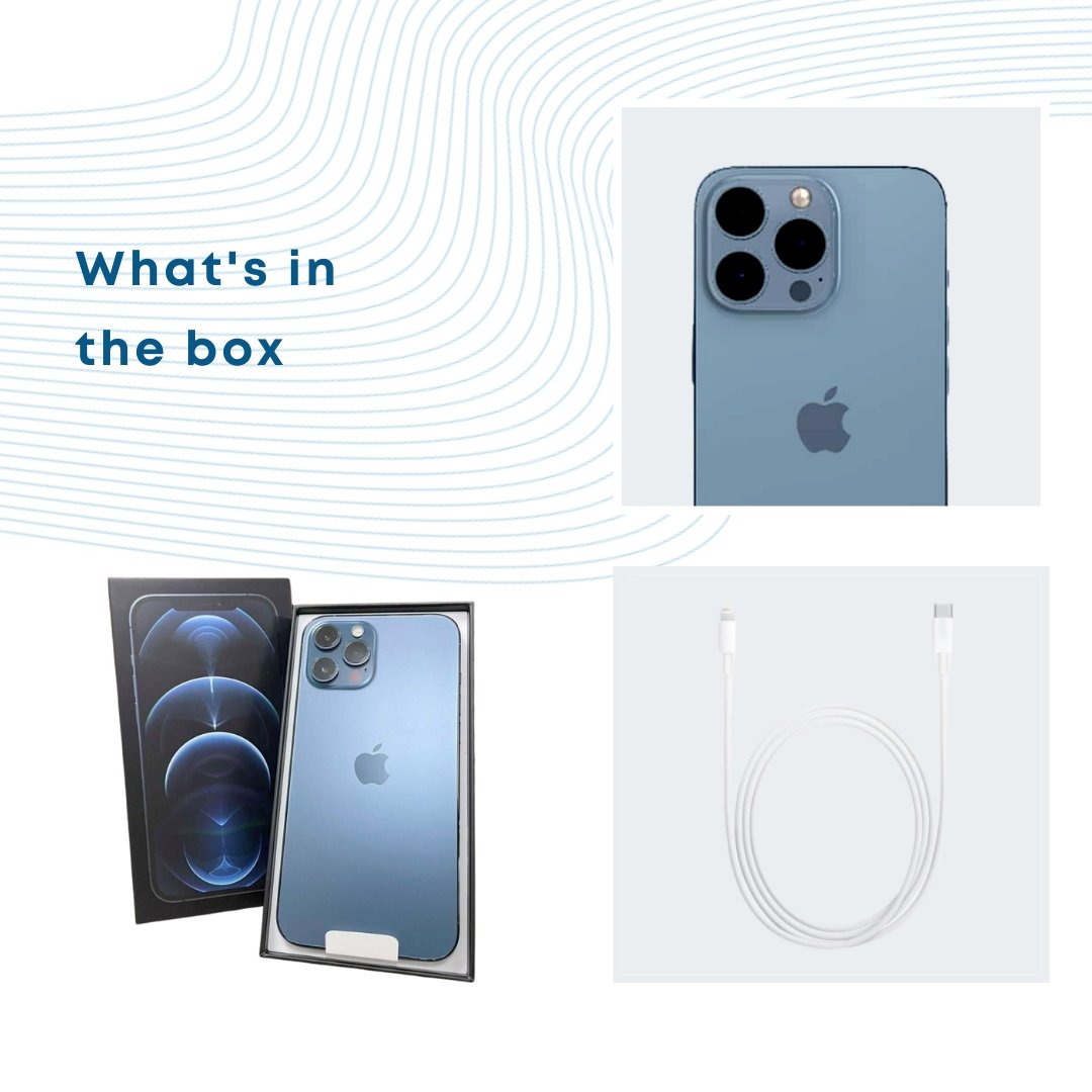 Apple iPhone 12 Pro Max 128GB Pacific Blue - Phones From Home