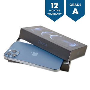 Apple iPhone 12 Pro Max 256GB -Pacific Blue (Preowned) - Phones From Home