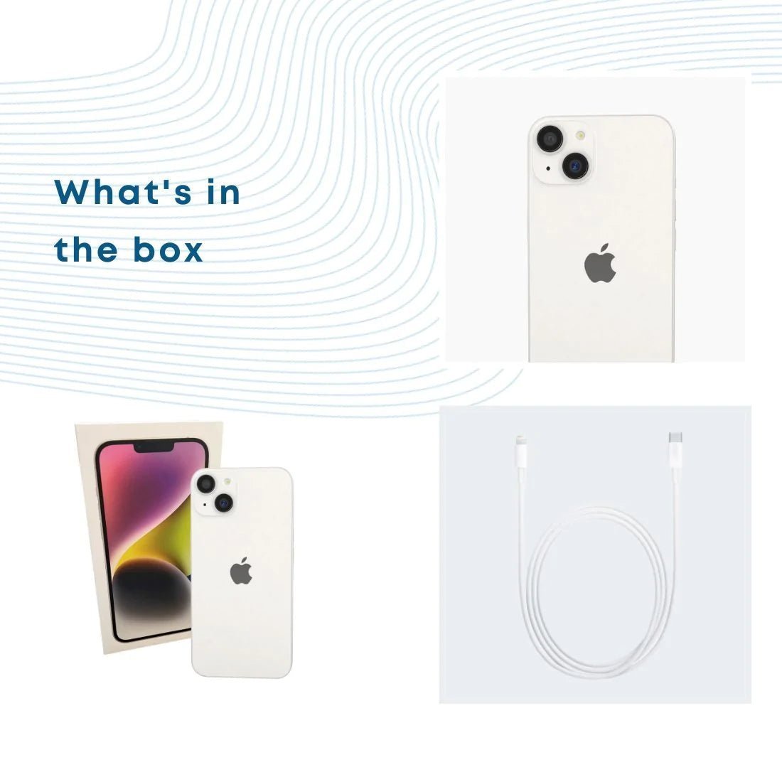 Apple iPhone 14 (128GB) - Starlight