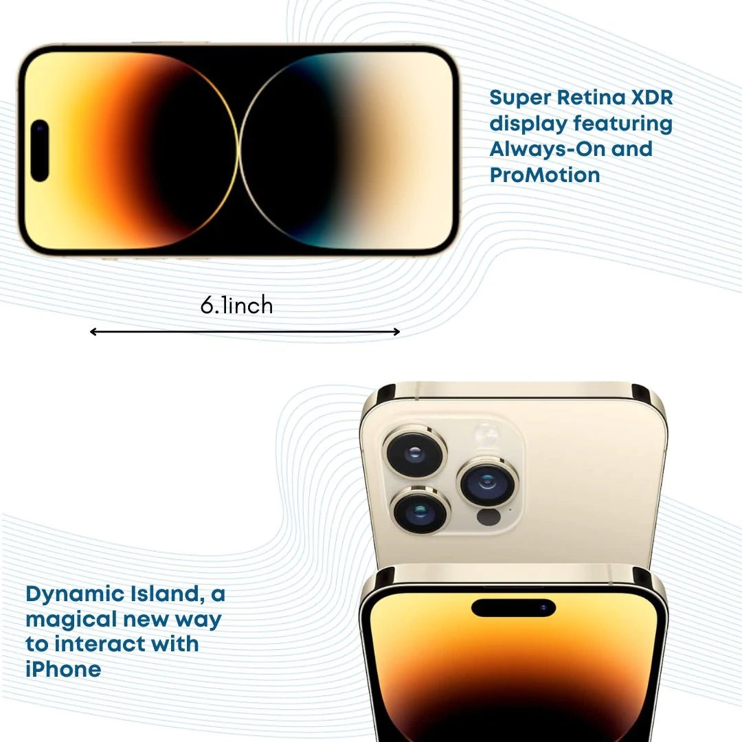 Apple iPhone 14 Pro (256GB) - Gold - Phones From Home