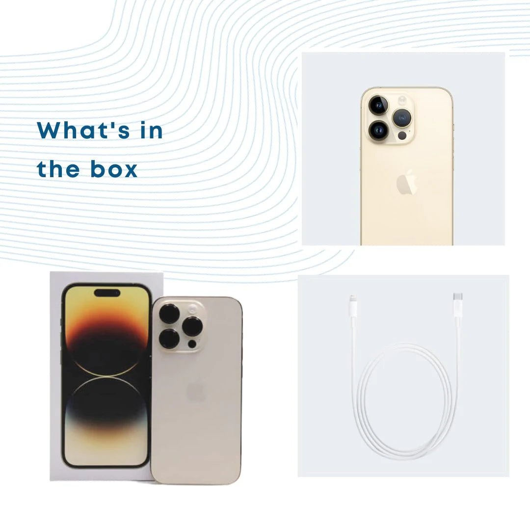 Apple iPhone 14 Pro (256GB) - Gold - Phones From Home