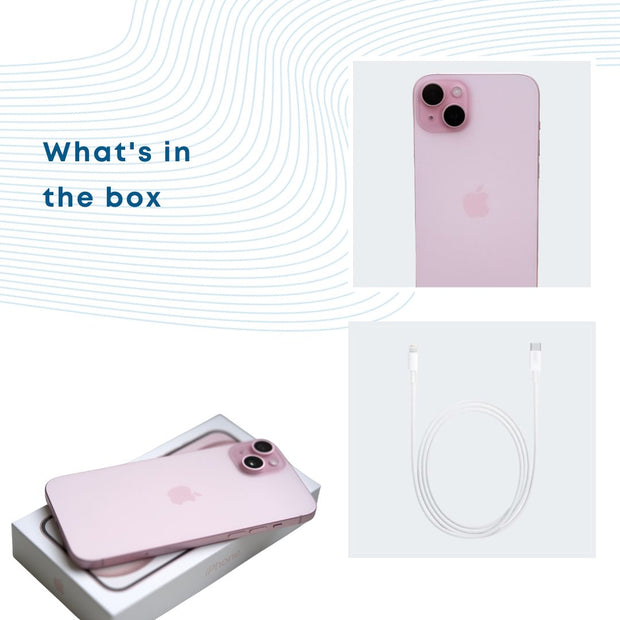 Apple iPhone 15 (256GB) - Pink - Phones From Home