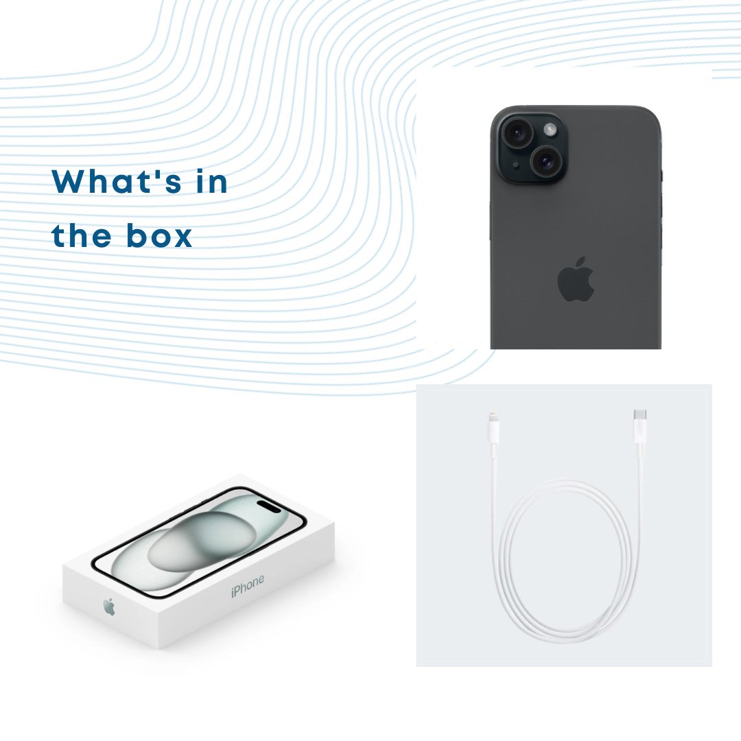 Apple iPhone 15 Plus (128GB) - Black