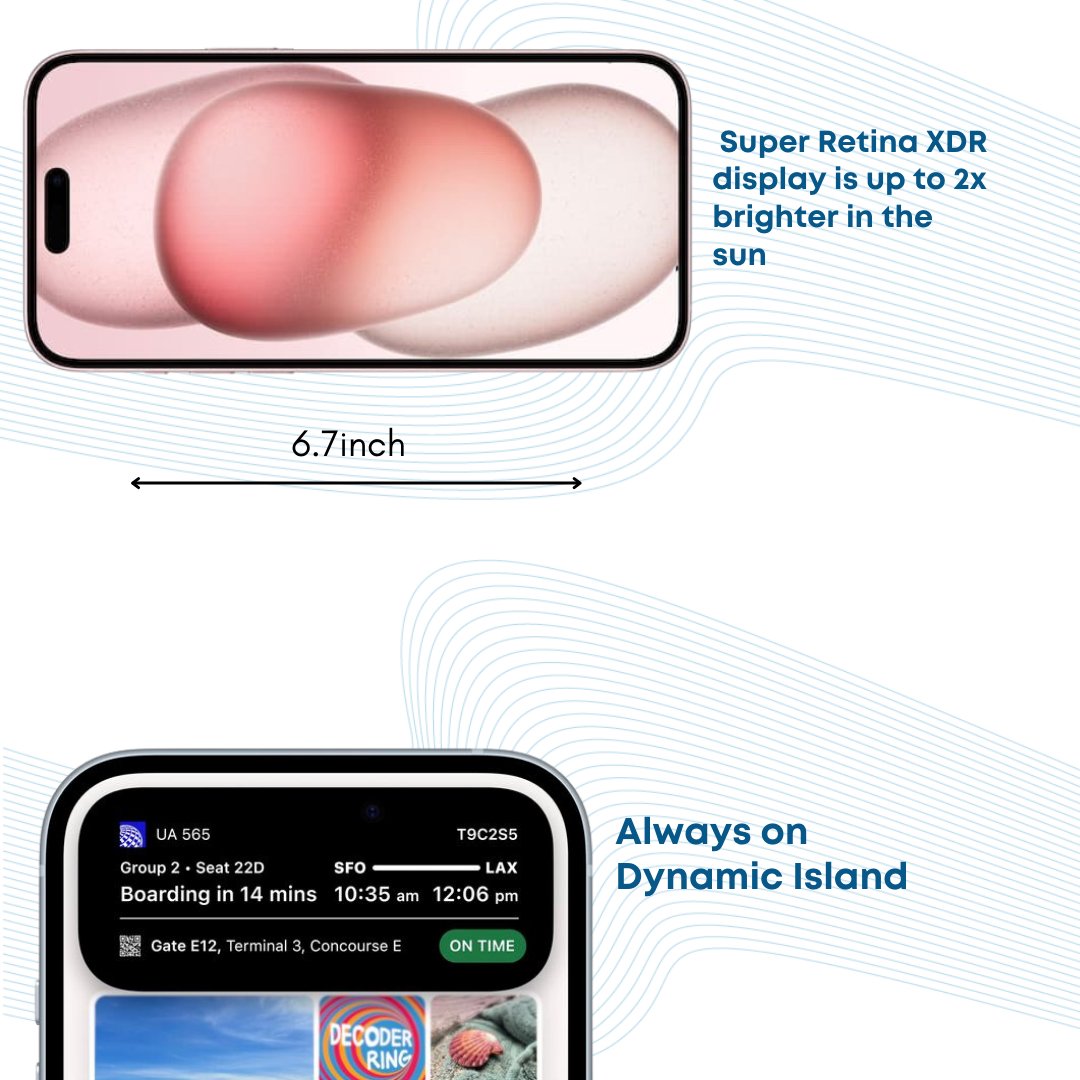 Apple iPhone 15 Plus (128GB) - Pink - Phones From Home