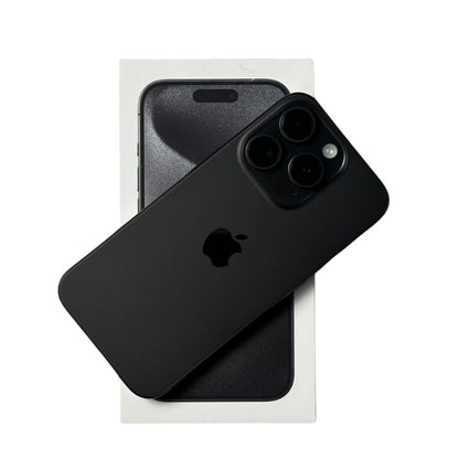 Apple iPhone 15 Pro (256GB) - Black Titanium - Phones From Home