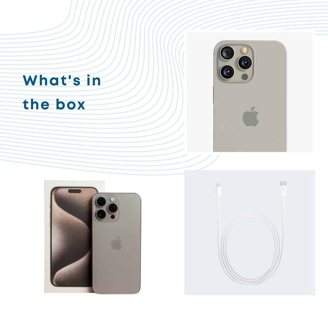 Apple iPhone 15 Pro Max (1TB)- Natural Titanium - Phones From Home