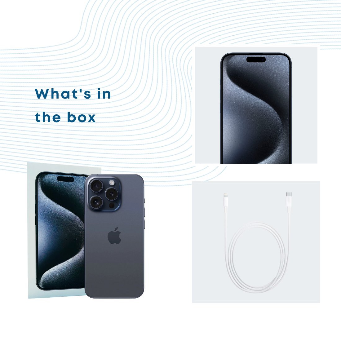 iPhone15ごんた☆プロフ必読☆様 iPhone 15 Pro 256GB SIMフリー [ホワイトチタニウム]の製品画像