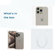 Apple iPhone 15 Pro Max (512GB)- Natural Titanium - Phones From Home