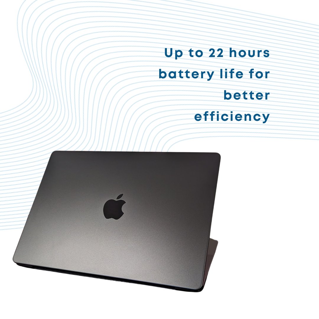 Sealed | Apple 2023 MacBook Pro laptop M3 chip with 8‑core CPU, 10‑core GPU: 14.2-inch Liquid Retina XDR display, 8GB unified memory, 512GB SSD storage. Works with iPhone/iPad; Space Grey - Phones From Home