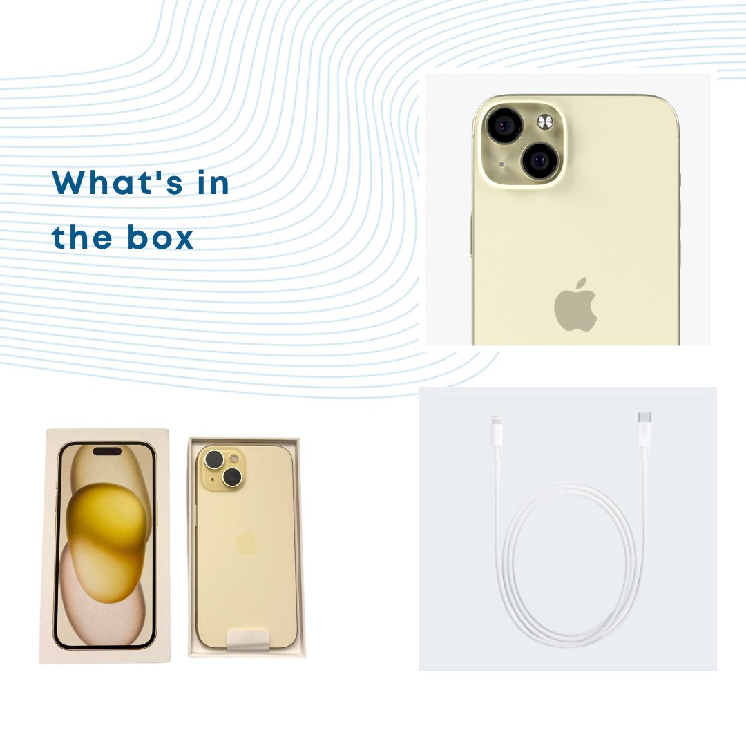 Sealed | Apple iPhone 15 (128GB) - Yellow - Phones From Home