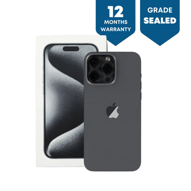 Sealed | Apple iPhone 15 Pro Max (512GB)- Black Titanium - Phones From Home